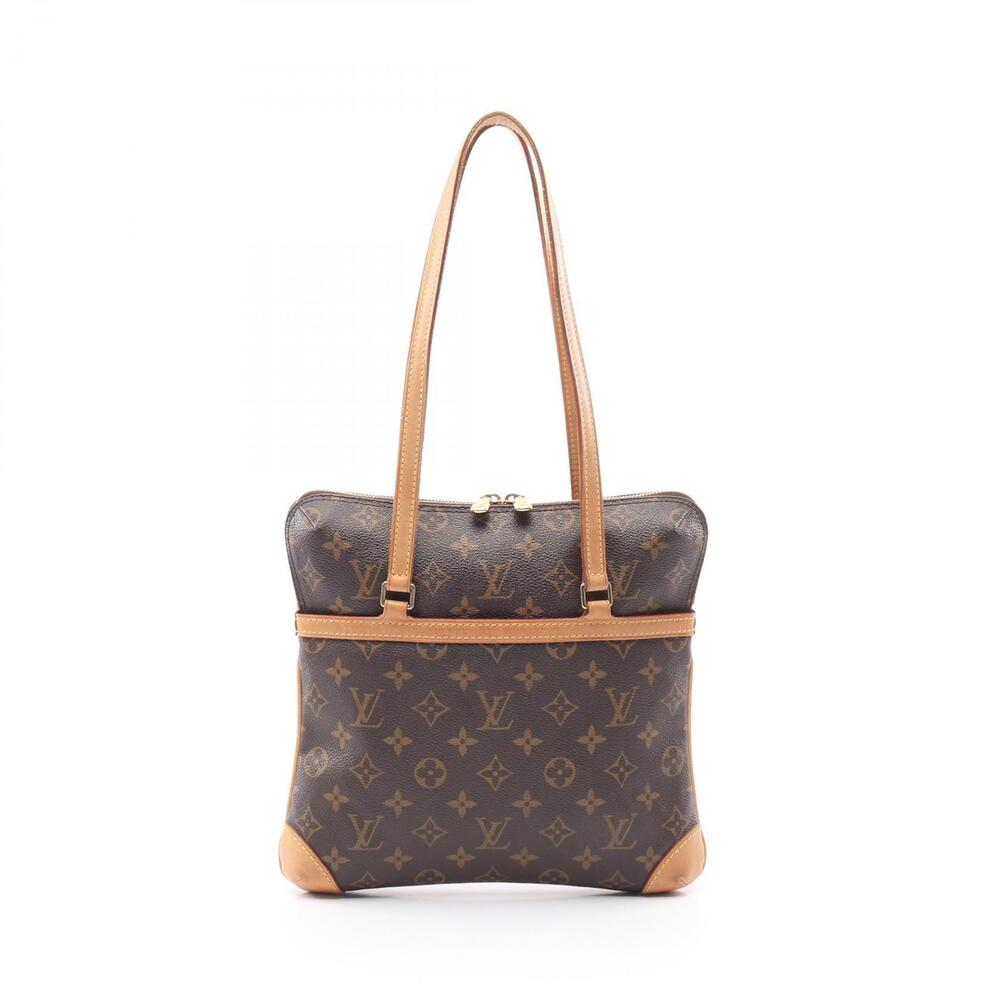 Louis Vuitton Coussin Shoulder Bag Canvas Leather Monogram Brown